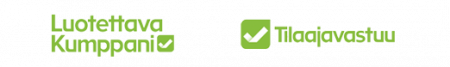 Luotettava kumppani logo